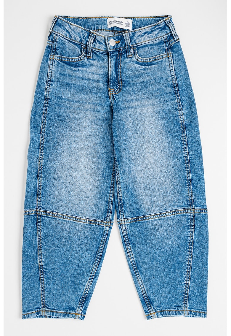Oferte la Blugi relaxed fit cu buzunare - Albastru