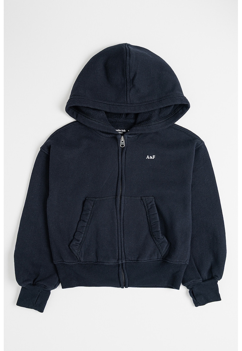 Oferte la Hanorac cu fermoar si model uni - Negru