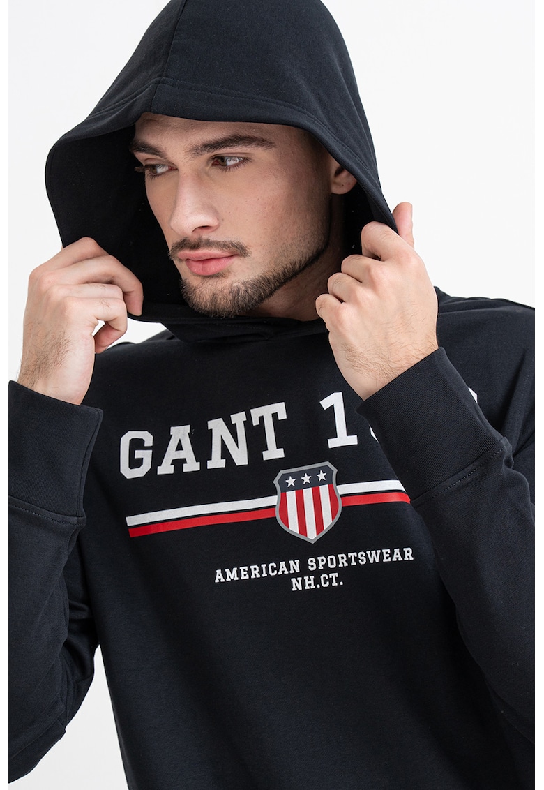 Oferte la Hanorac cu imprimeu logo - Alb/Negru