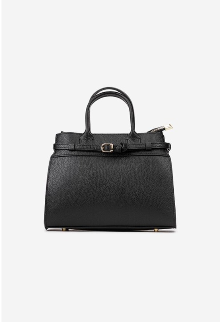 Oferte la Geanta piele texturata pentru femei - Negru