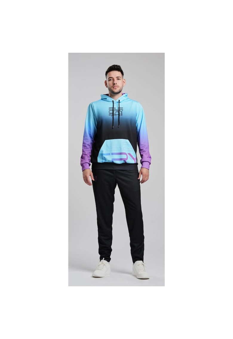 Oferte la Hanorac unisex  Tryumph - Negru/Turcoaz/Mov