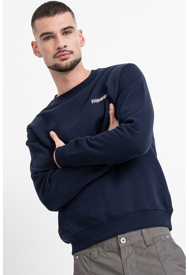 Oferte la Bluza de trening cu imprimeu pe partea din spate Guide - Alb fildes/Bleumarin