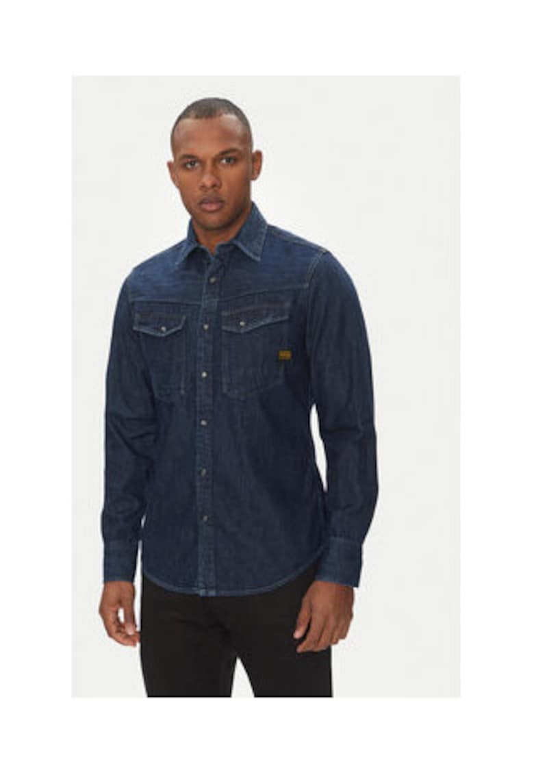 Oferte la Camasi barbati - G STAR RAW - denim - bleumarin -