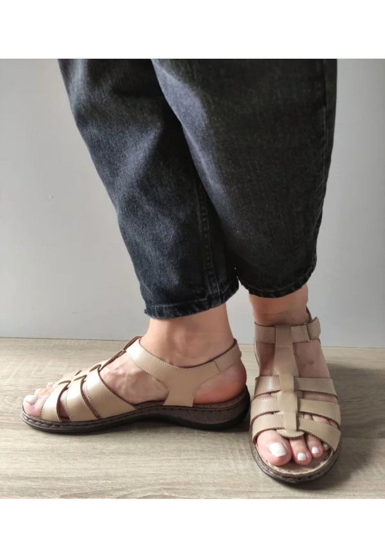 Oferte la Sandale Casual Dama  4773 1 Bej Nisip - Bej - Bej