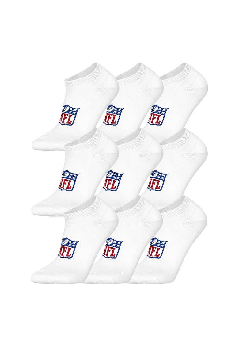 Oferte la Set de sosete unisex cu logo - 9 perechi - Alb