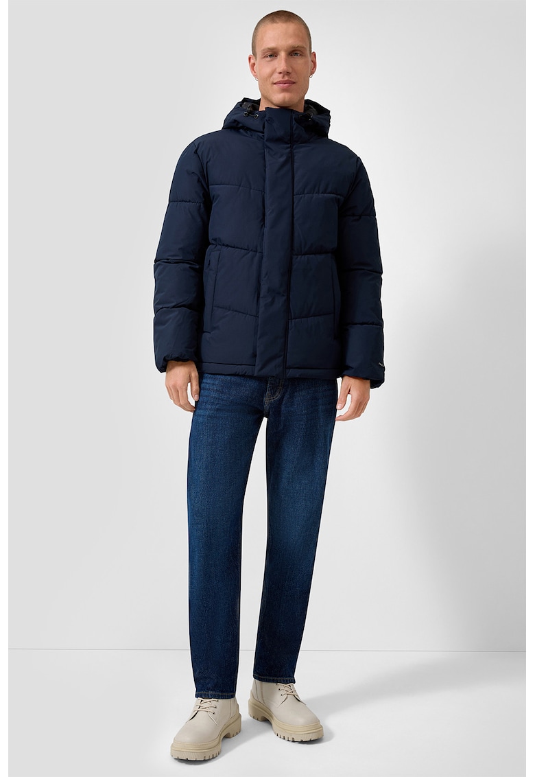Oferte la Geaca matlasata cu gluga - Bleumarin