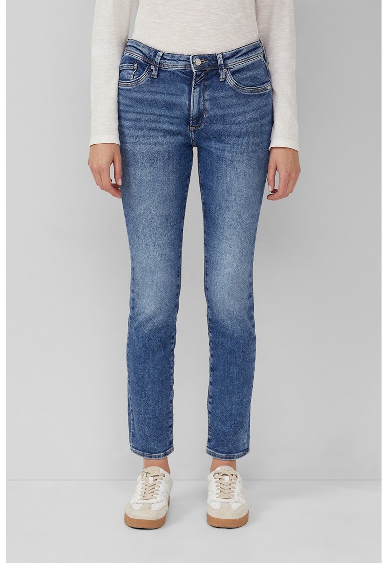 Oferte la Blugi crop slim fit - Albastru royal