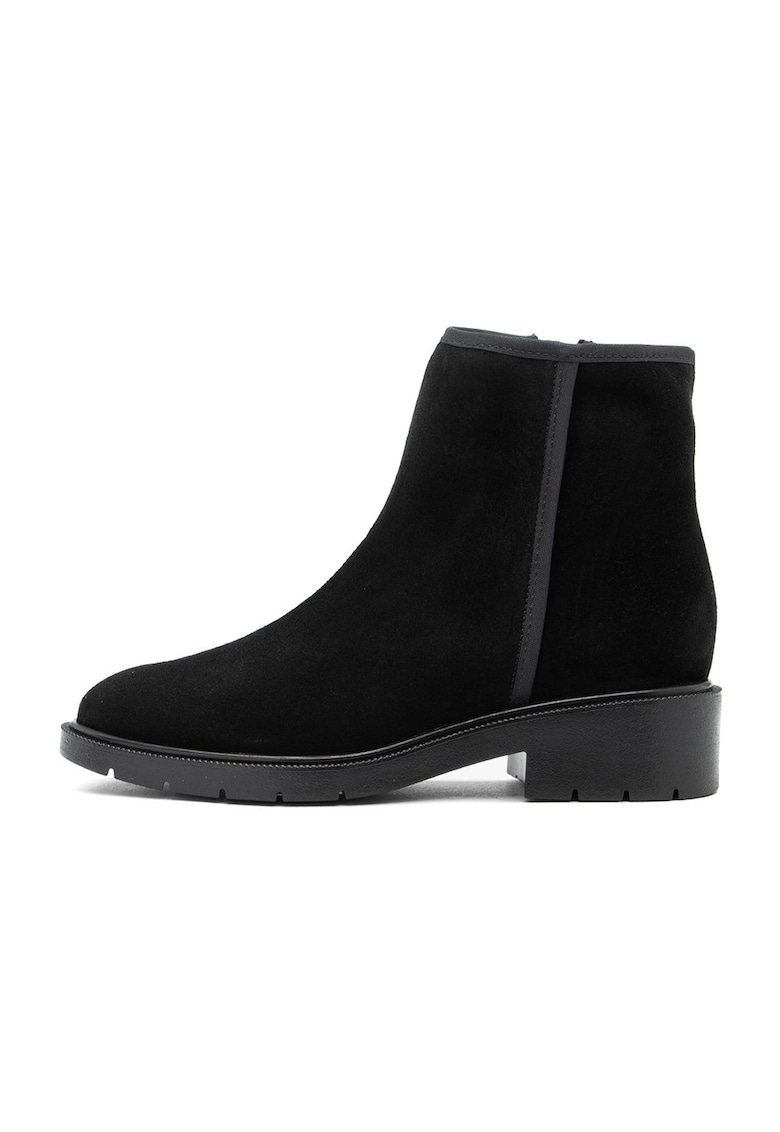 Oferte la Ghete de piele intoarsa Sasha - Negru