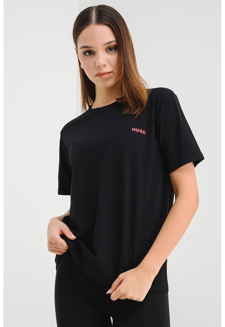 Oferte la Tricou lejer din pijama - Negru