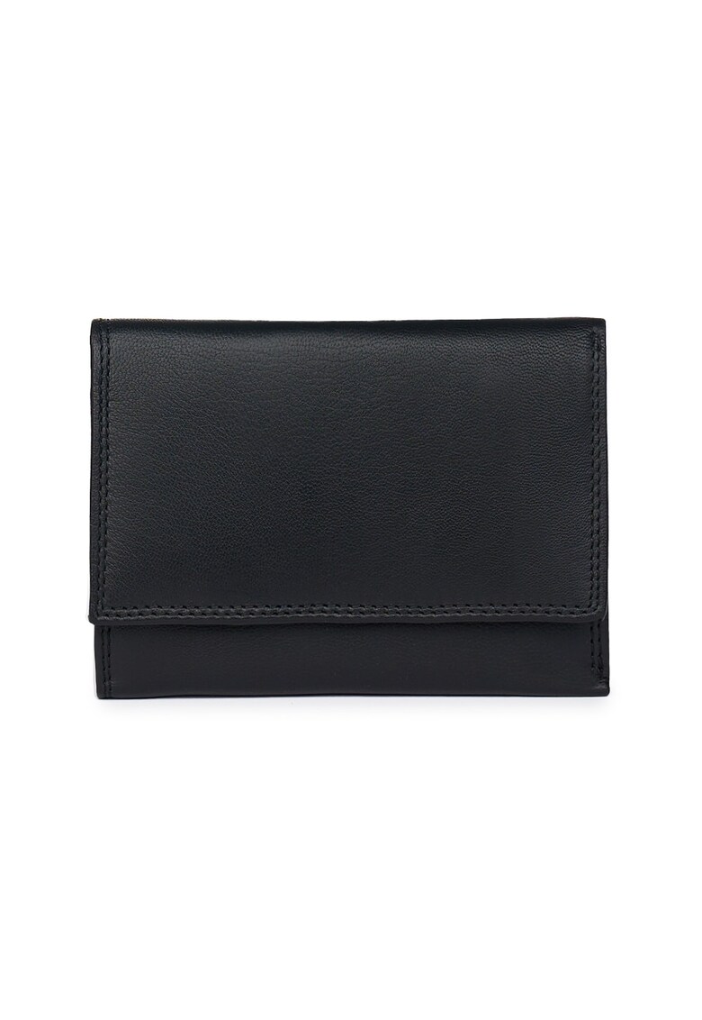 Oferte la Portofel din piele naturala Fabio - Negru