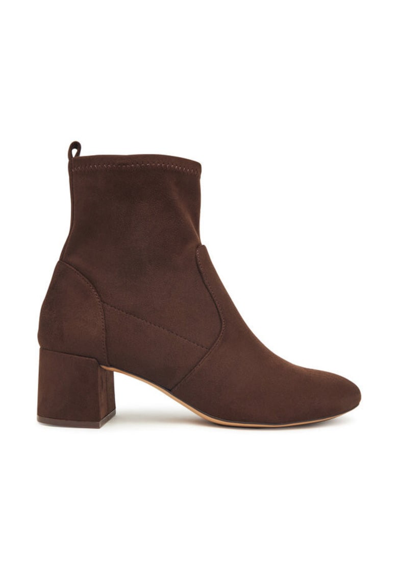 Oferte la Botine dama -  maro - textil -