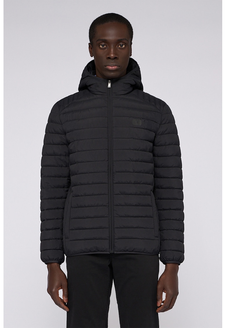 Oferte la Geaca matlasata cu buzunare - Negru