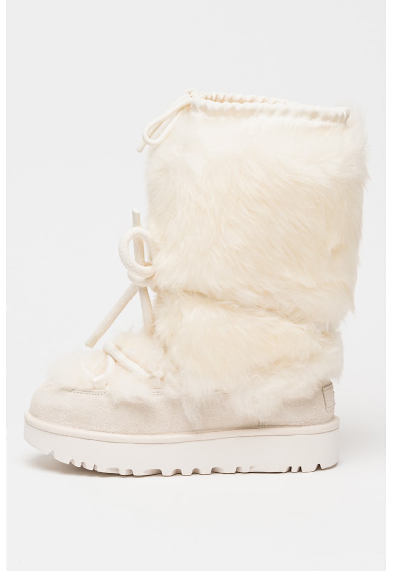 Oferte la Cizme slip-on din blana Chalet - Alb murdar