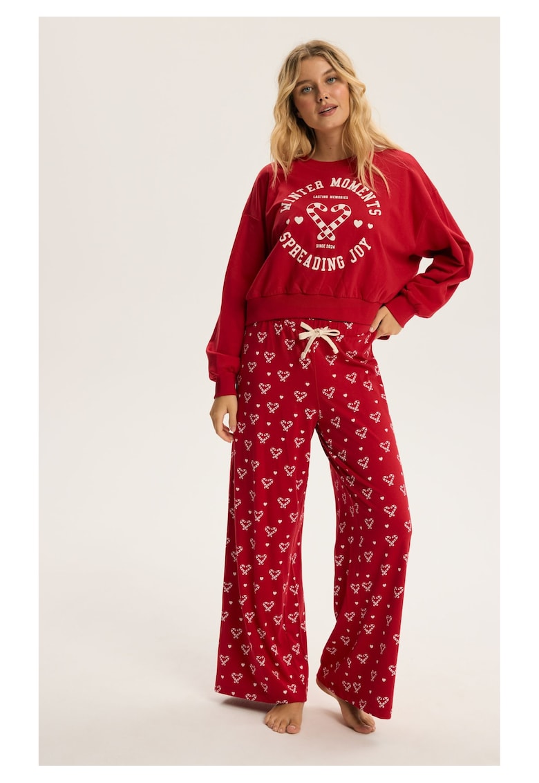 Oferte la Pijama dama Rosu Berry - Craciun