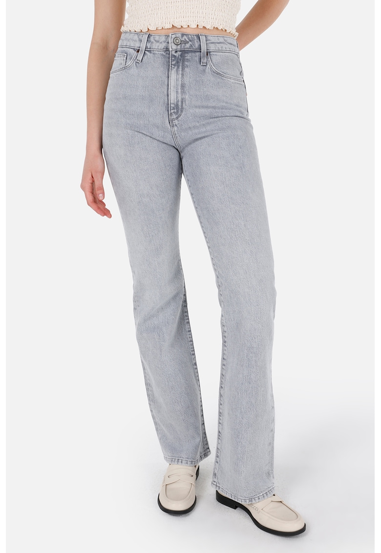 Blugi regular fit cu model cu 5 buzunare Monica - Gri deschis