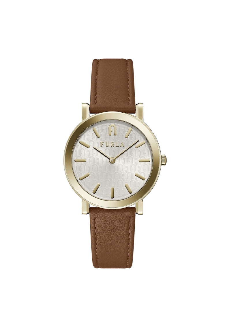 Oferte la Ceas dama -  38mm - inox - curea piele naturala - quartz