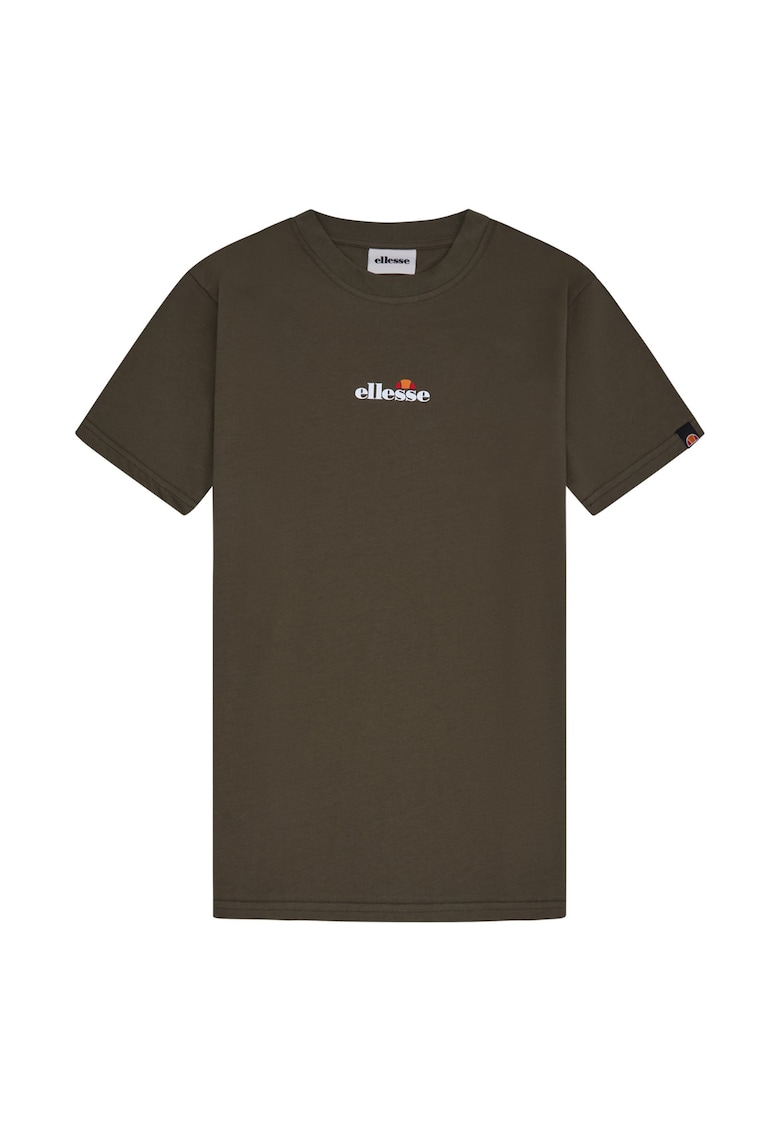 Oferte la Tricou regular fit cu imprimeu text - Verde inchis