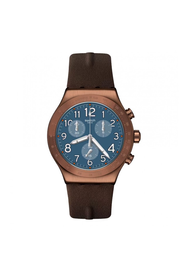 Oferte la Ceas bărbați -  Irony Vintage YVC100 - 43mm - inox - curea piele