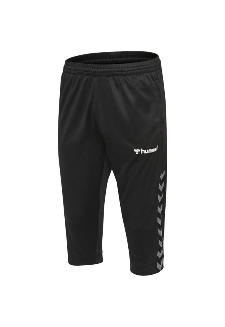 Oferte la Pantaloni sport 3/4 baieti -  poliester - negru - 176cm