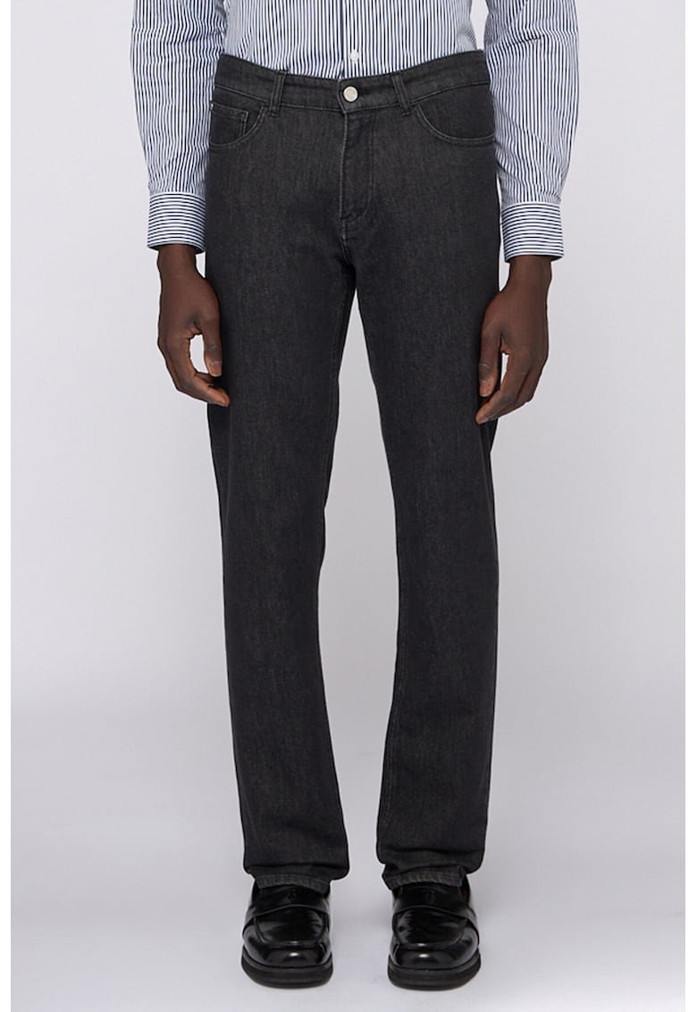 Blugi slim fit 370 - Negru stins