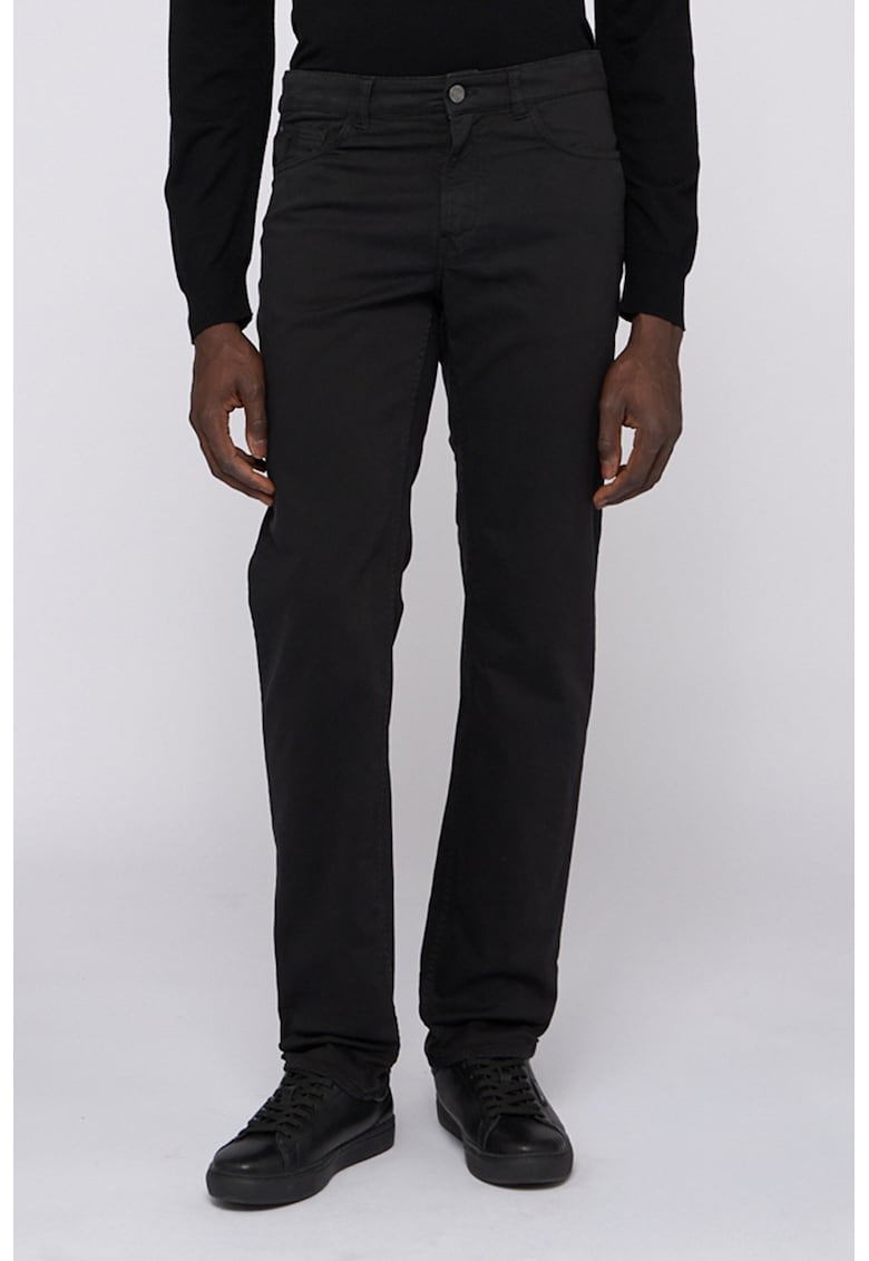 Oferte la Pantaloni regular fit - Negru