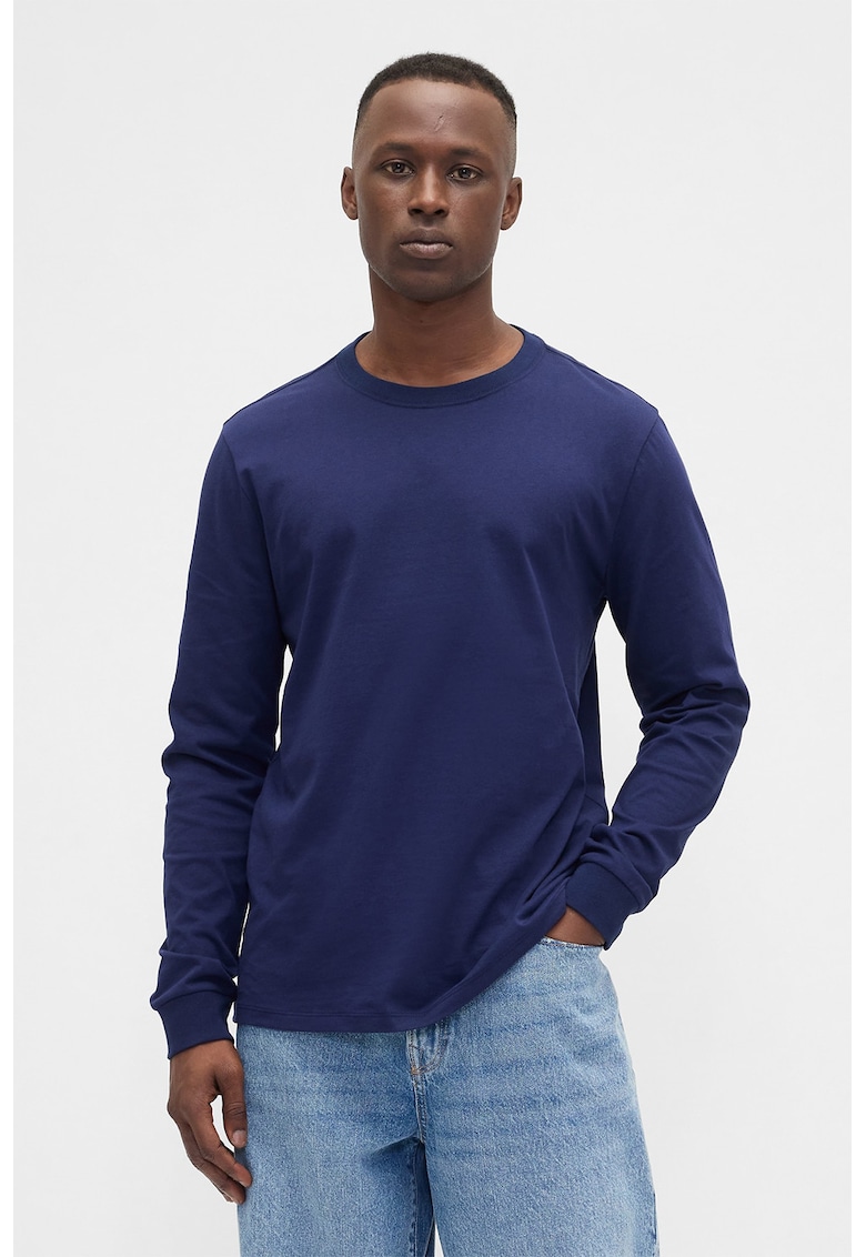 Oferte la Bluza cu decolteu rotund - Bleumarin