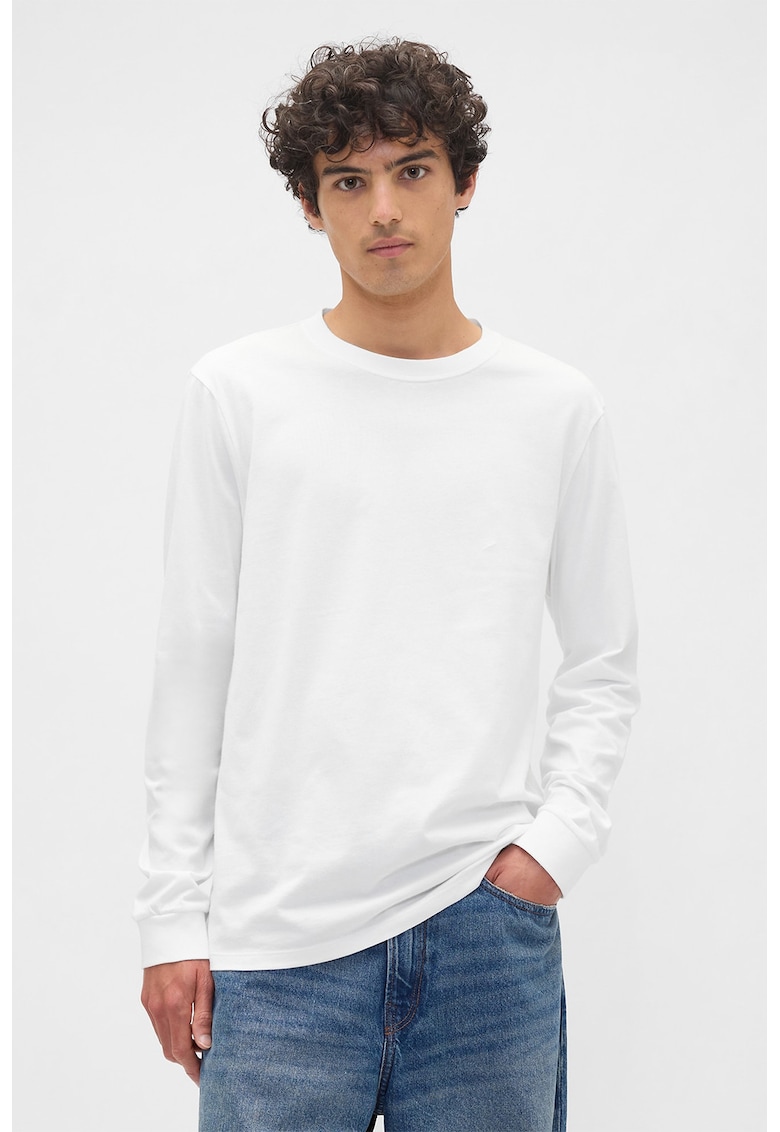 Oferte la Bluza cu decolteu rotund - Alb optic