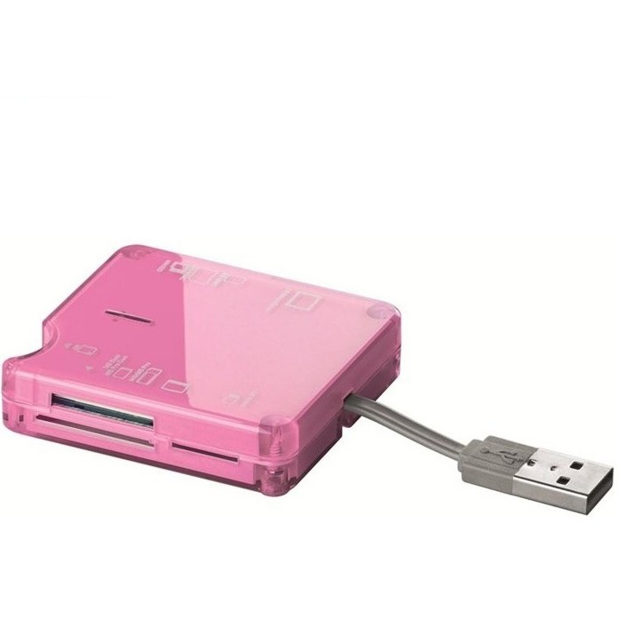 Oferte la Card reader All in one 6 sloturi USB 2.0 roz