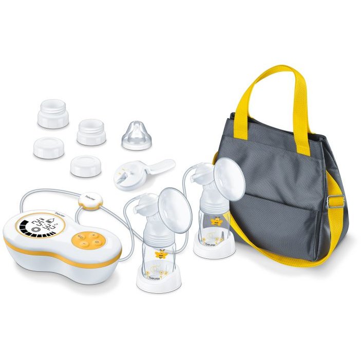 Oferte la Pompa pentru alaptare electrica dubla BY70 Oprire automata 10 trepte de stimulare Alb