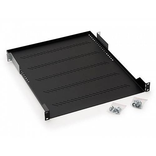 Oferte la Raft fix perforat 19 1U/750 capacitate incarcare 80kg Negru