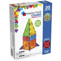 Oferte la Set Magnetic De Construit Cu 20 Piese Mix De Marimi Combo + microMAGS Multicolor