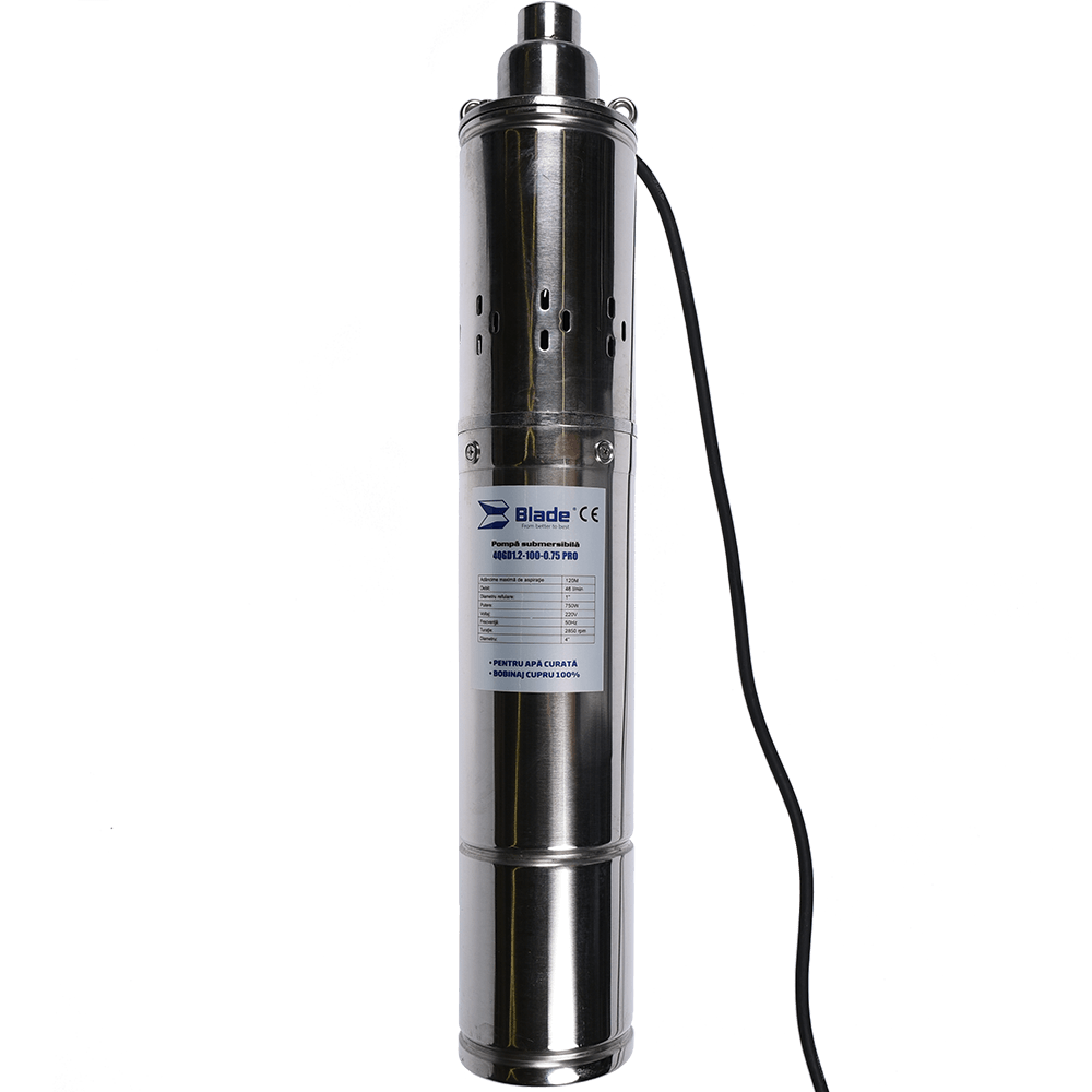Oferte la Pompa de apa curata BLADE 4QGD1.2-000-0.75 PRO, 750w, 1800 l/h, 12 kg