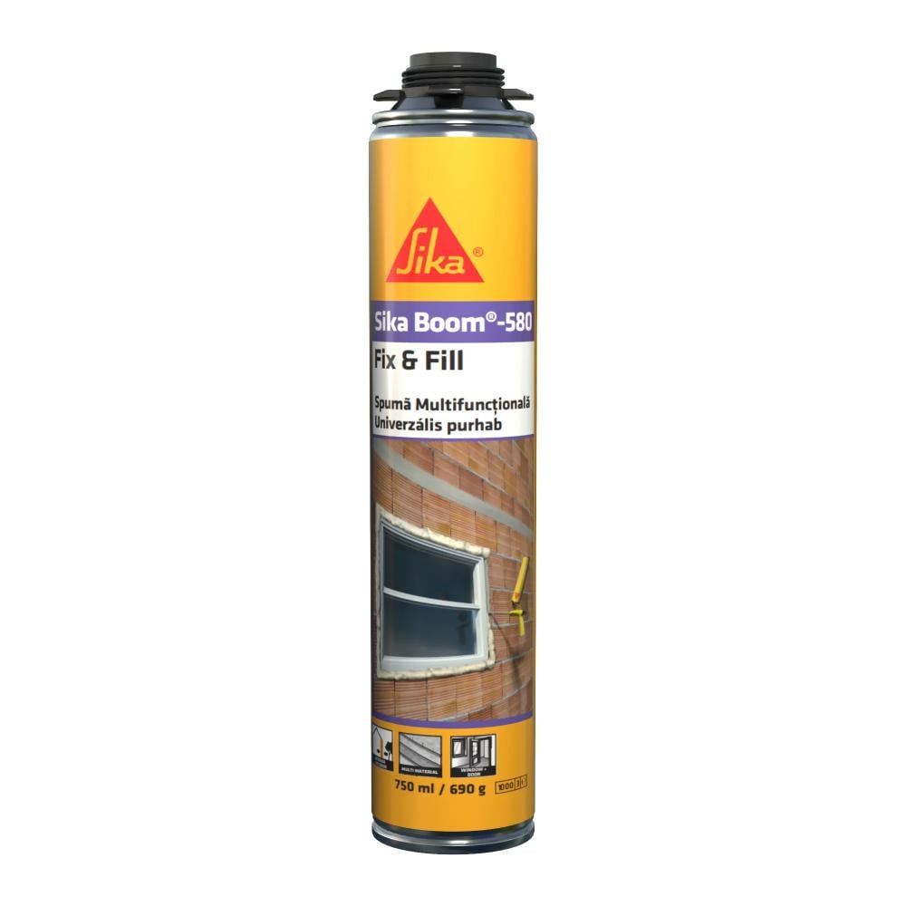 Oferte la Spuma poliuretanica monocomponenta Sika Boom®-580 Fix & Fill, aplicare cu pistol, 750 ml
