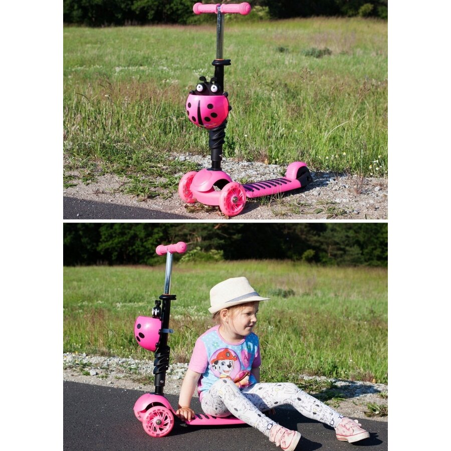 Oferte la Jucarie Trotineta malplay buburuza Pink