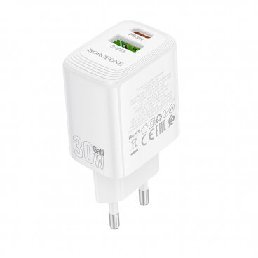 Oferte la Incarcator Retea BN29 Fuente 30W 3A 1 x USB-A - 1 x USB-C Alb