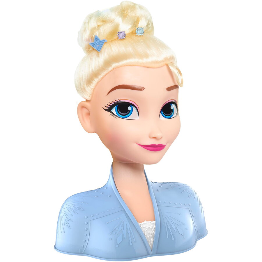 Oferte la Just Play Disney Frozen 2 Basic Elsa Styling Head, Make-up and Hairdressing Head