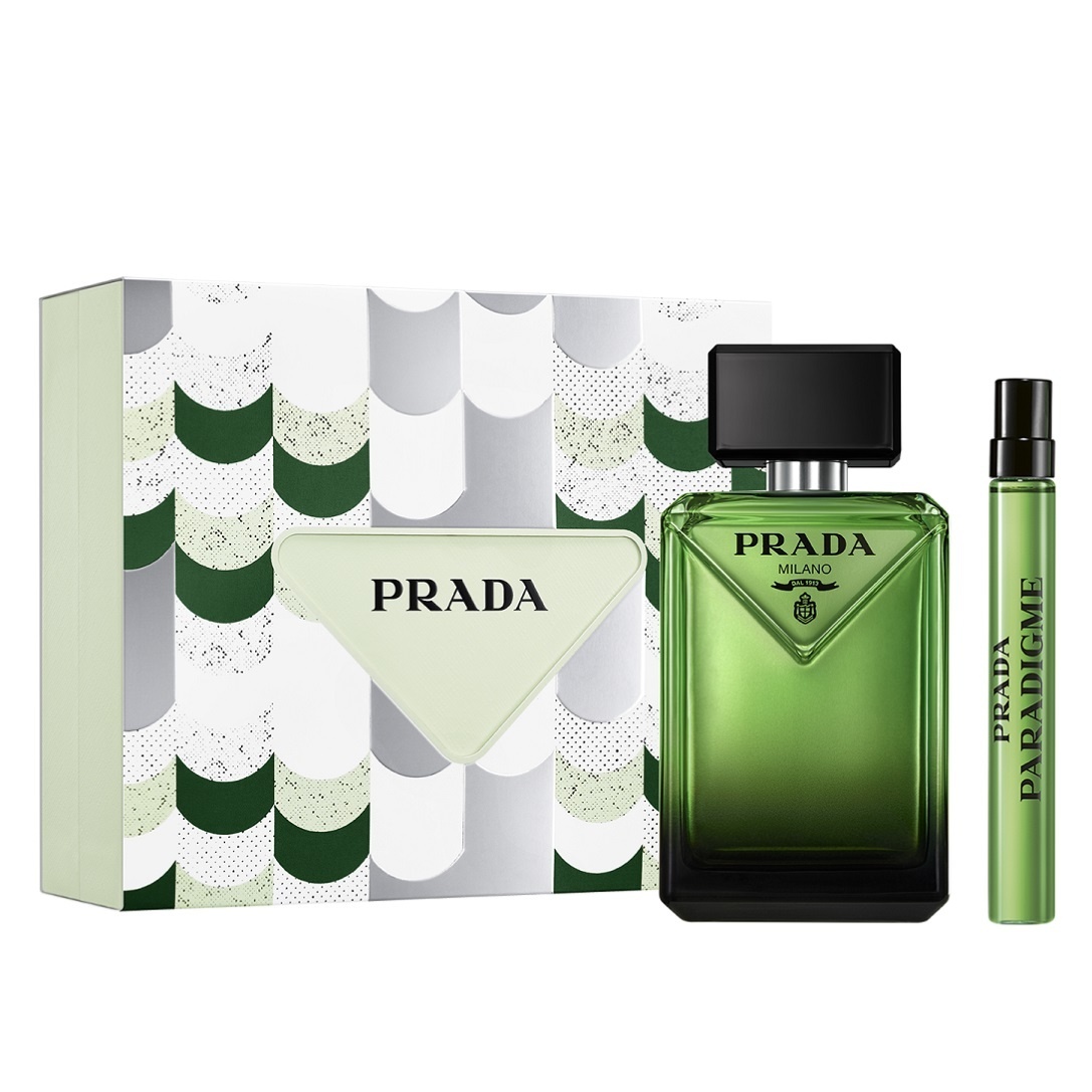 Oferte la Set cadou Prada Paradigme Apa de Parfum, Barbati, 100 ml + 10 ml