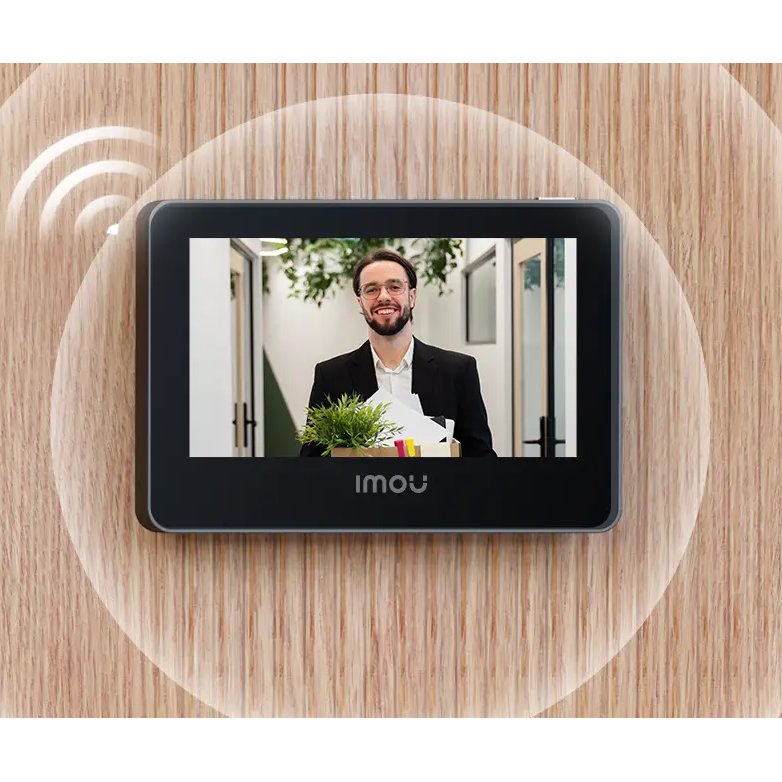 Oferte la Vizor de usa Wi-Fi 6 Imou VD1-5M0S, 5MP, display 4.3 inch, slot microSD, aplicatie