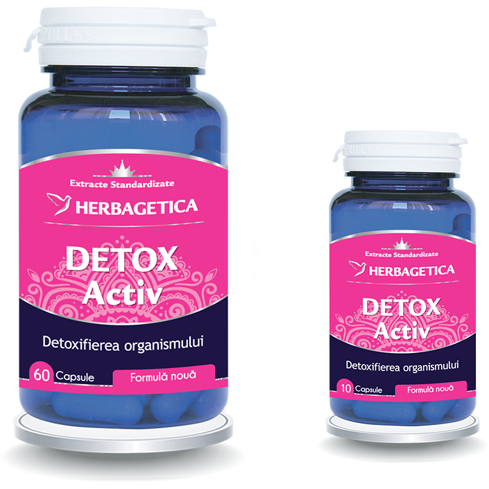 Oferte la Pachet Detox Activ 60cps+10cps