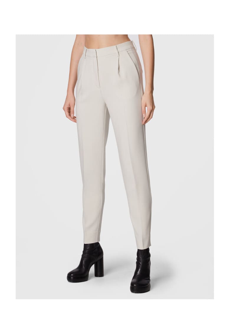 Oferte la Pantaloni dama -  300874707 - Poliester reciclat/Viscoza - Bej - Bej