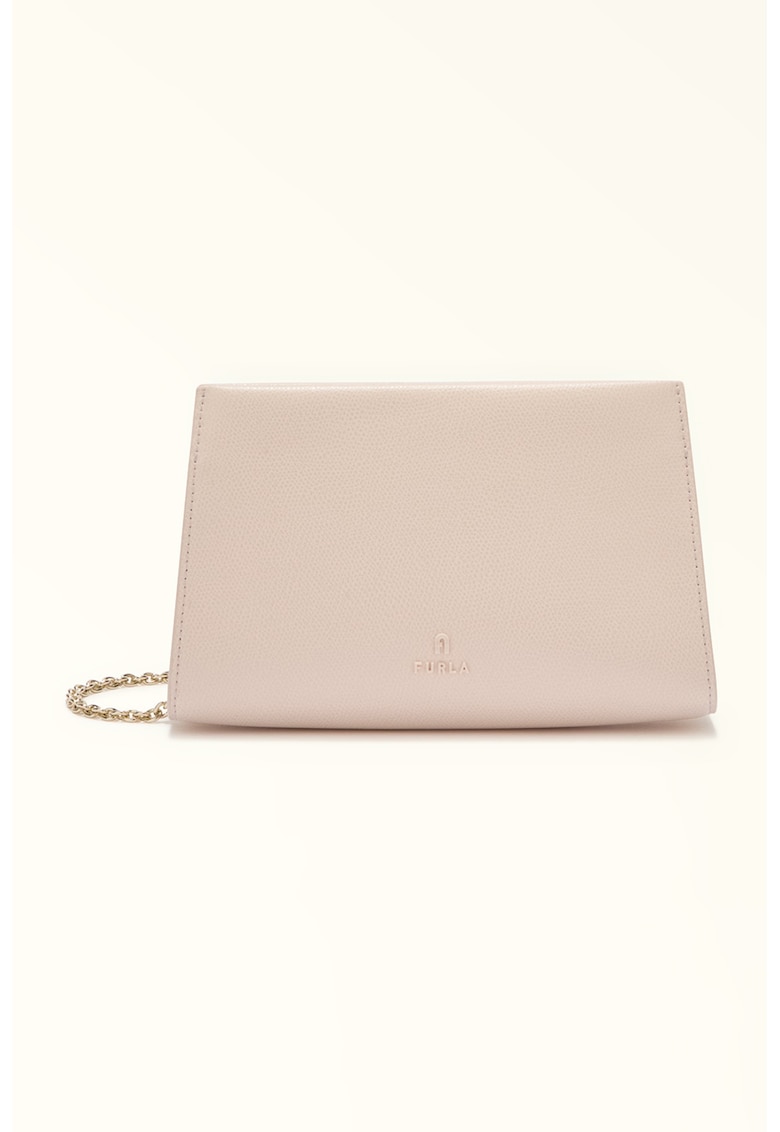 Oferte la Geanta crossbody din piele Myfurla - Maro taupe deschis