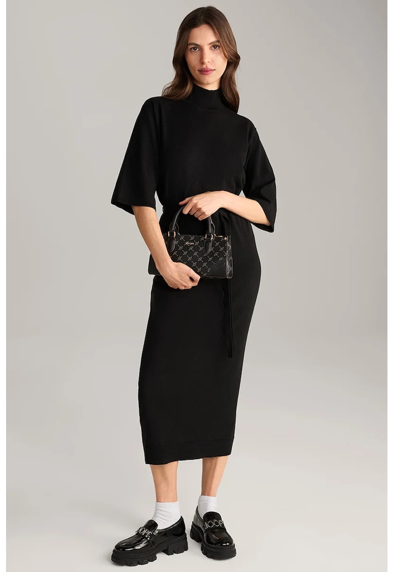 Oferte la Rochie cu guler inalt - Negru