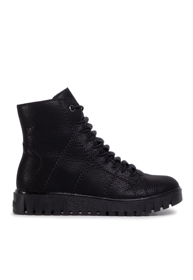 Oferte la Botine dama  207388321 - Piele ecologica - Negru