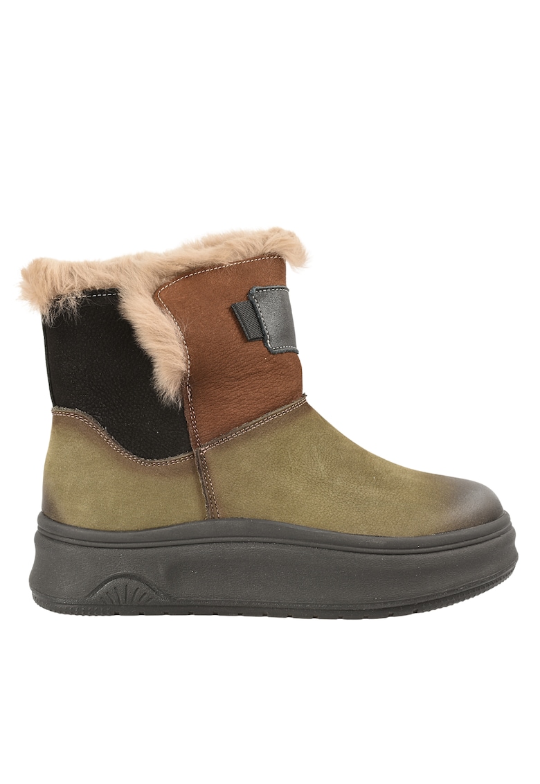 Oferte la Ghete sport - dama -  9981 - verde - piele naturala - Verde