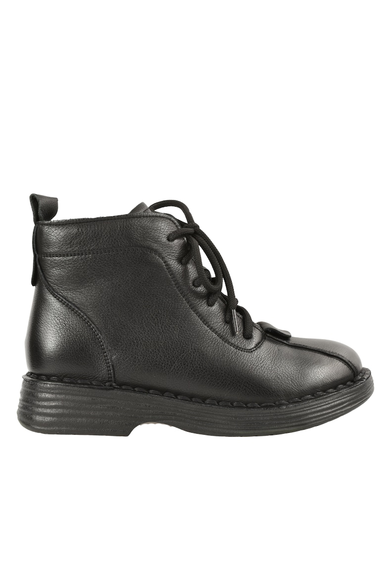 Oferte la Ghete casual - dama -  3760 negru - piele naturala - Negru