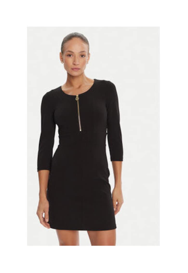 Rochie de cocktail  neagra - 95% poliester - 5% elastan