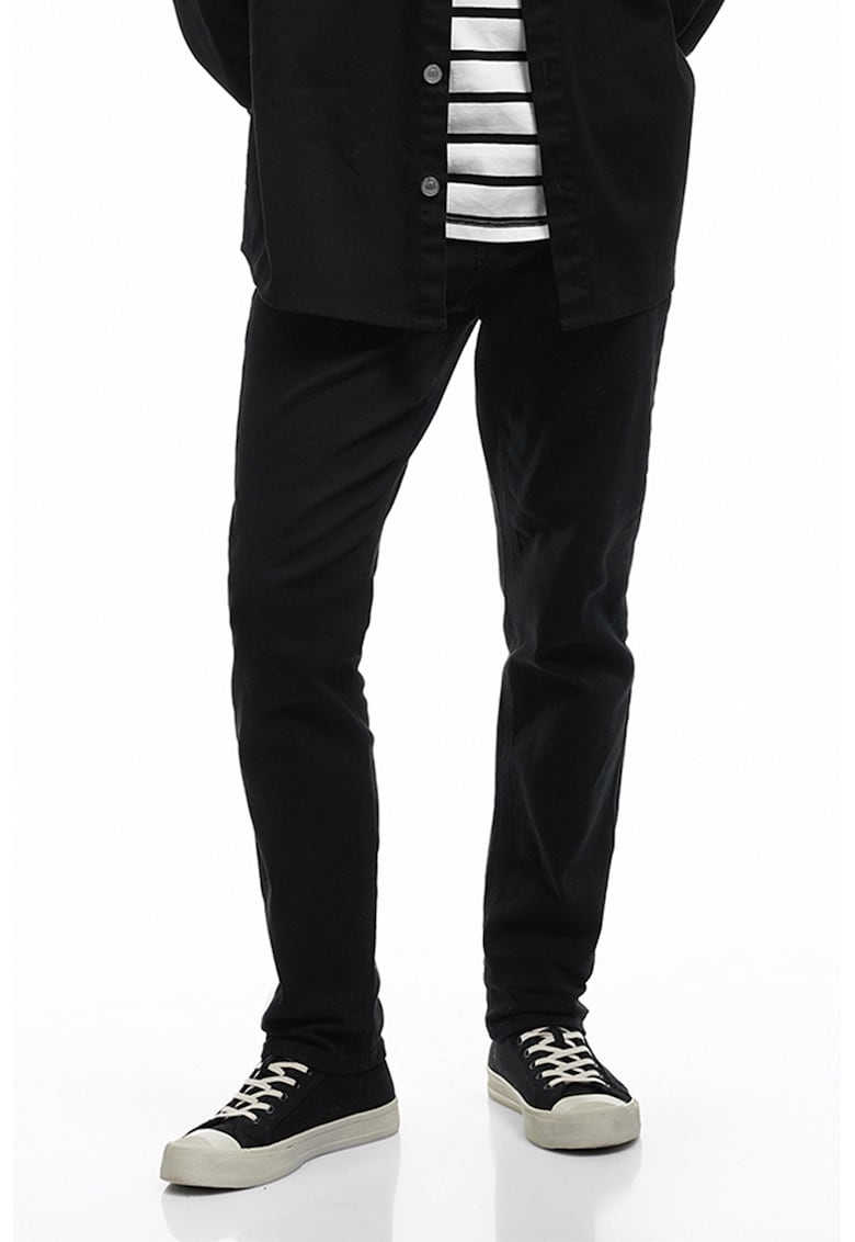 Oferte la Blugi slim fit cu talie medie - Negru