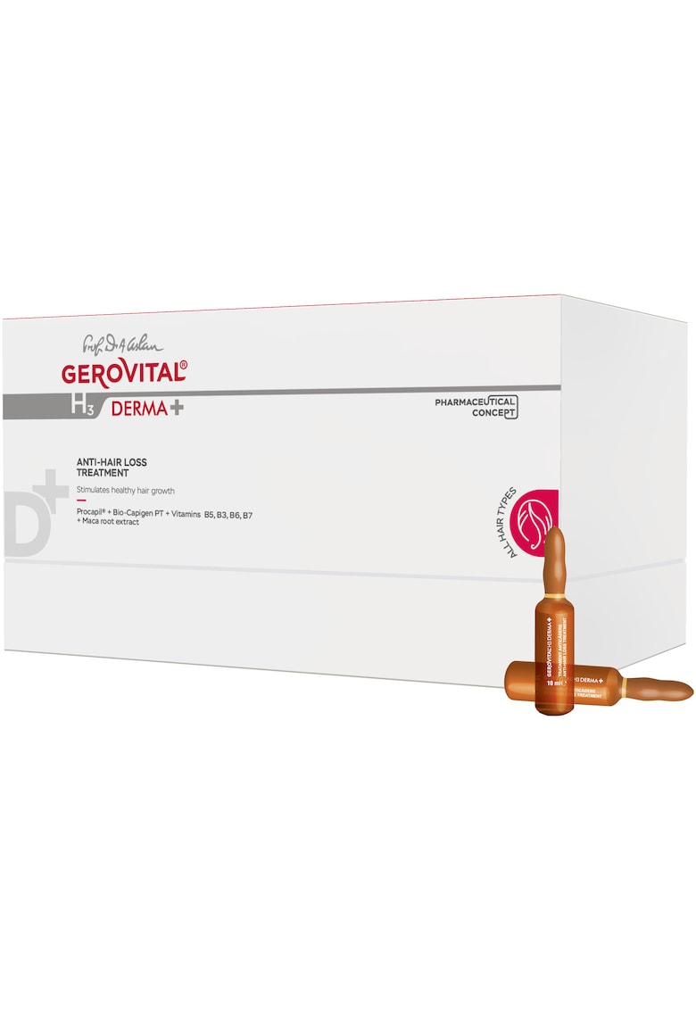 Oferte la Tratament anticadere Gerovital H3 Derma+ - 12 fiole x 10 ml