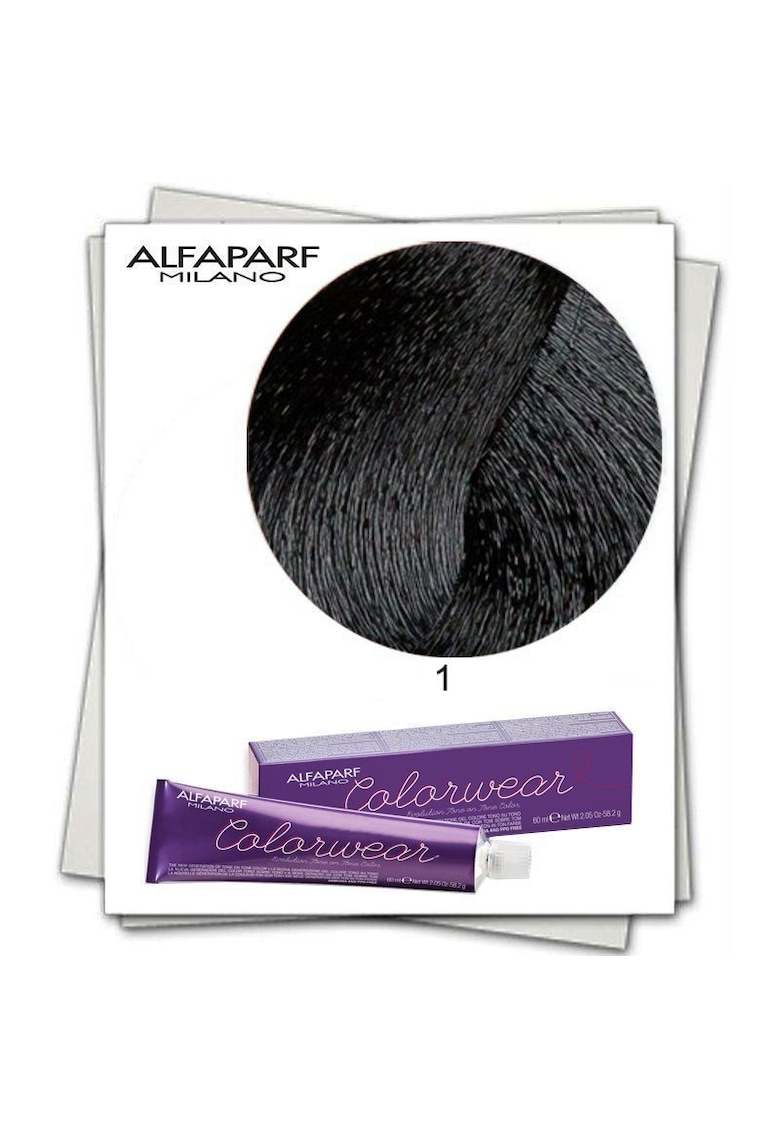 Oferte la Vopsea fara amoniac  Milano Color Wear 1 Nero - Femei - 60 ml