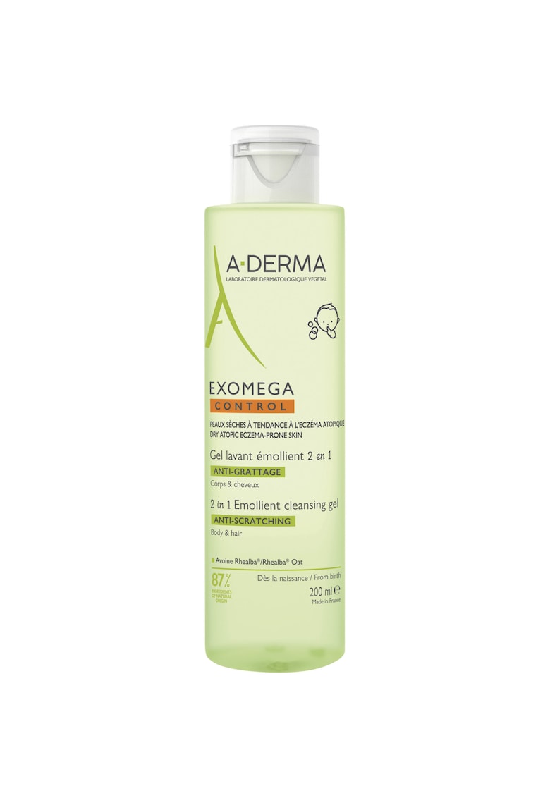 Oferte la Gel de curatare  Exomega Control pentru piele uscata si atopica -pentru copii - 200 ml
